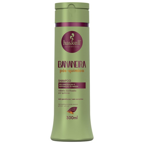 HASKELL Pós Quimica Bananeira Shampoo 300ml