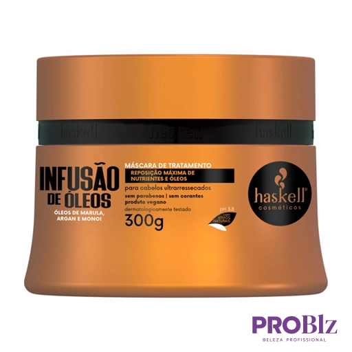 haskell infusão de óleos shampoo nutrição