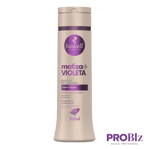 haskell matiza violeta cabelos loiros saudáveis