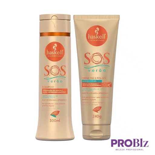 haskell sos verão shampoo proteção solar