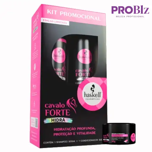 Kit capilar para cabelos com química